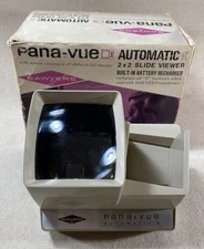 Vintage Sawyer's PAN-A-VUE Automatic 2x2 35mm Slide Viewer! Tested, Working (A)