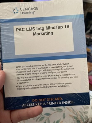 PAC LMS INTG MINDTAP 1S MARKETING - CENGAGE LEARNING