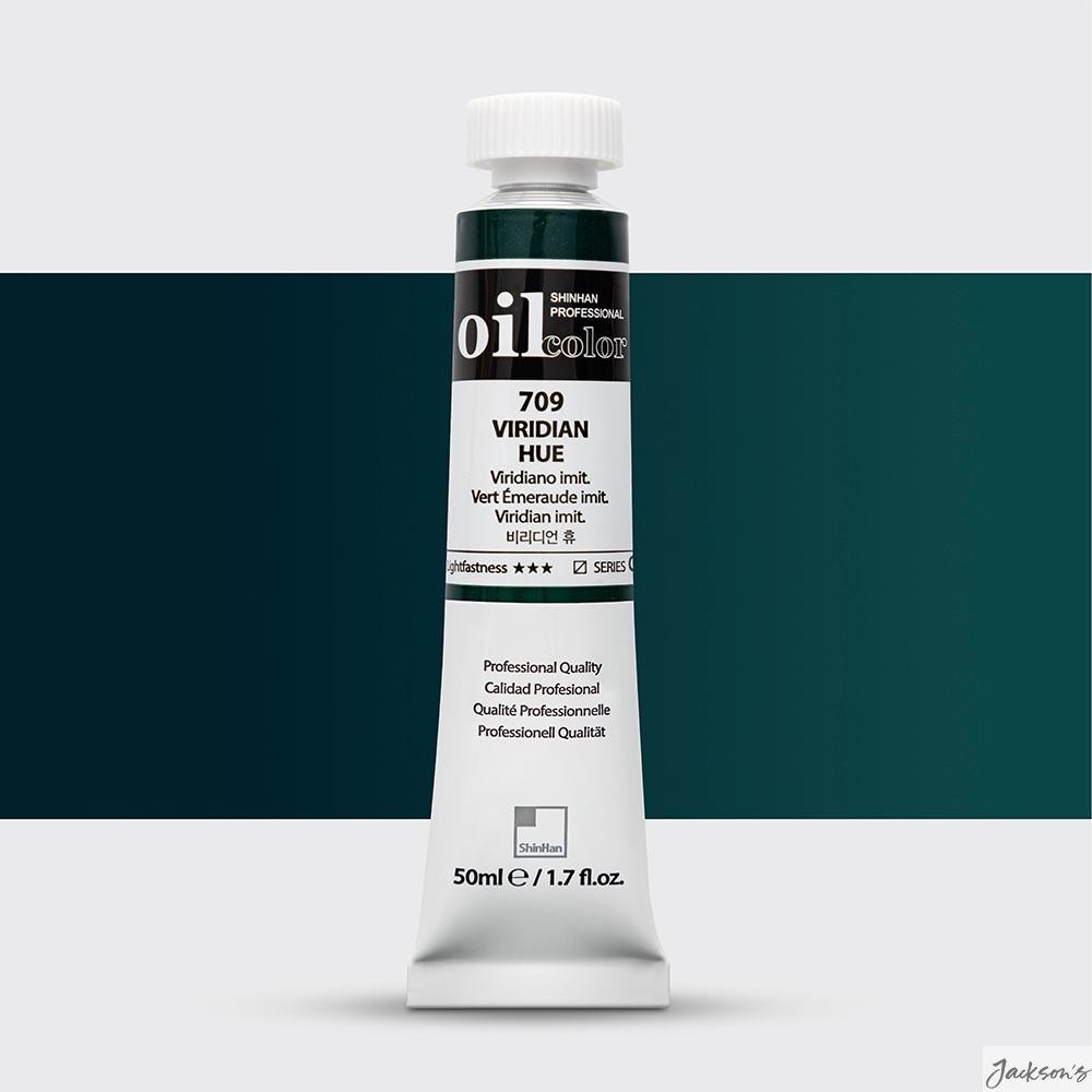 ShinHan Oil Paint Tube 50ml Viridian Hue Artist Painting Colour