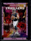 2024 Panini Rookies & Stars Caleb Williams Thrillers RC Pink Rookie #/75 Bears
