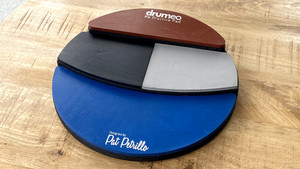 Drumeo P4 Drum Practice Pad Designed By Pat Petrillo Drumming 11-3/4"