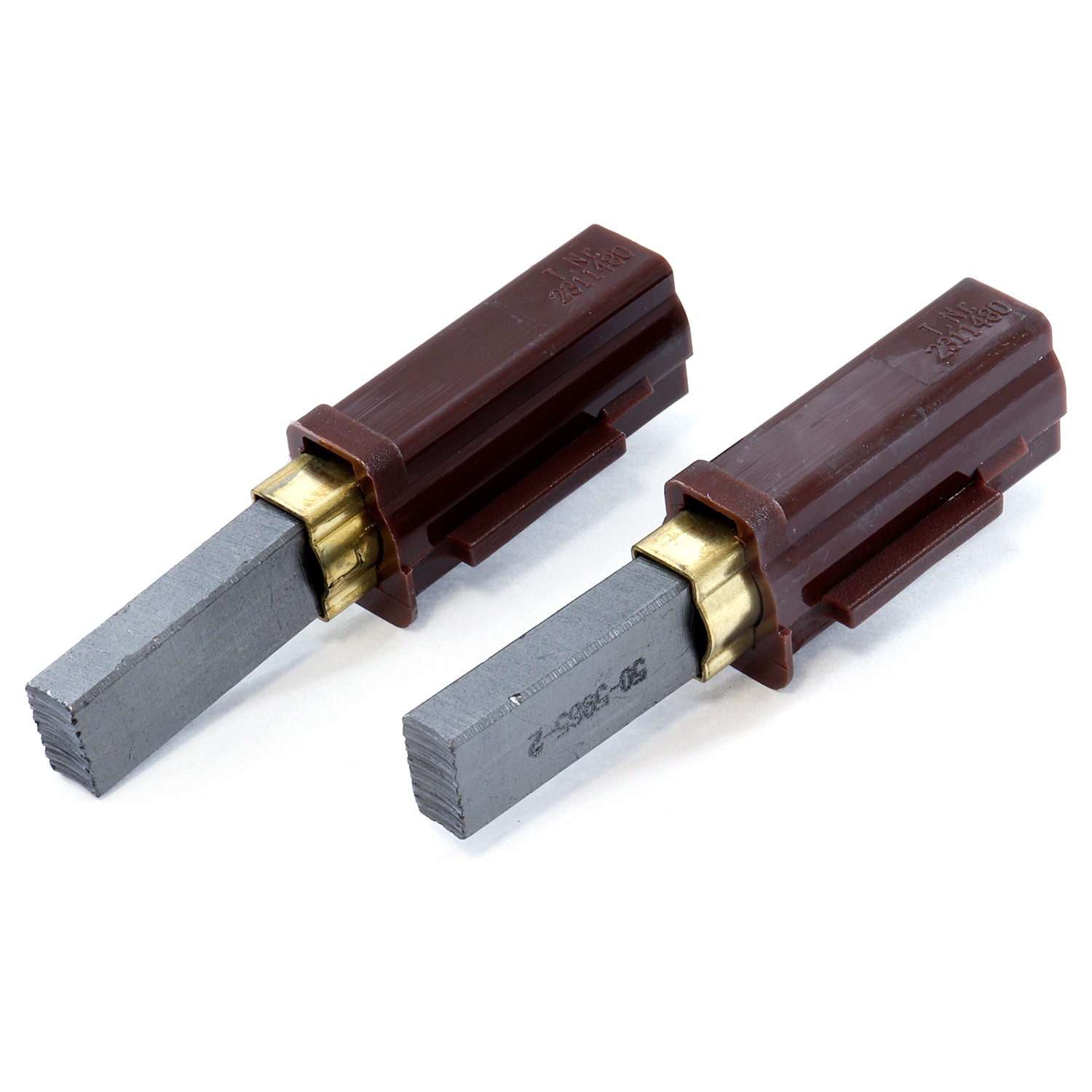 Bison Ametek 122 Series Carbon Brushes for 4.3–5.7"" 220–240V Motors (2 Pack)