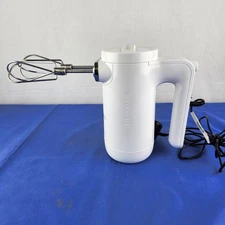 KitchenAid Cordless Stainless Steel 7 Speed Hand Mixer KHMB732WH, White