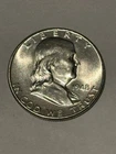 1948-D Franklin Half Dollar - FBL - Choice Gem Brilliant UNC Silver Coin