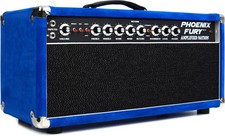 Amplified Nation Phoenix Fury 100-watt Tube Head - Royal Blue Suede