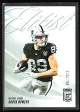 Brock Bowers 2025 Donruss Elite Elitist /799 #4 Las Vegas Raiders