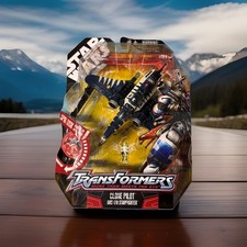 2007 Star Wars TRANSFORMERS Clone Pilot ARC-170 Star fighter Sealed