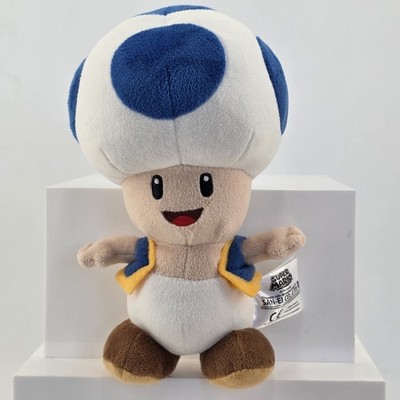 SUPER MARIO 8 ZOLL BLAUE KRÖTE PLÜSCHTIER STOFFTIER SAN-EI Co 