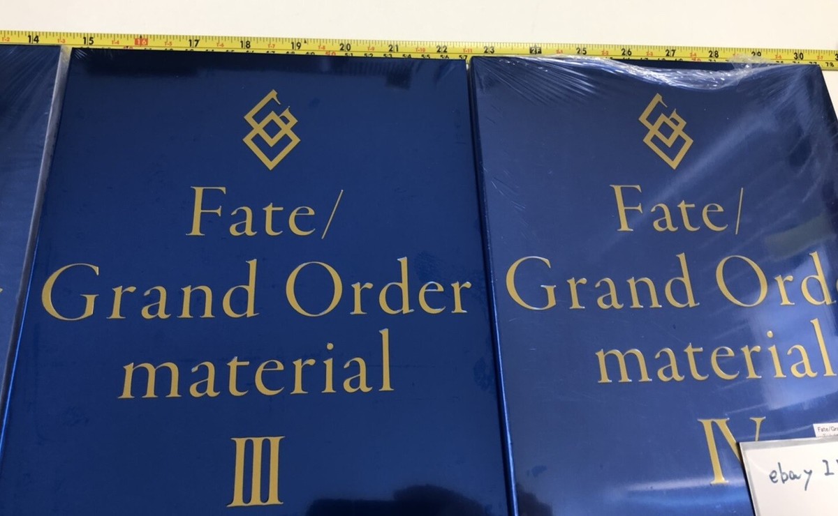 Fate Grand Order Material 1 to 12 +1 13set art book fgo type moon anime  saber