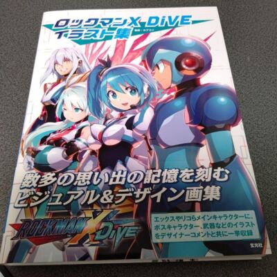 Rockman Mega Man X DiVE Mobile Game Illustration Collection Art Works Book