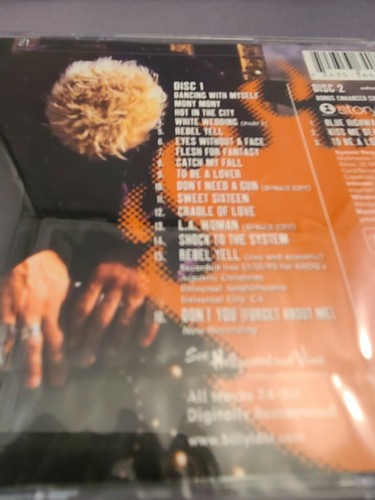SEALED BILLY IDOL LIMITED EDITION/ENHANCED GREATEST HITS WITH STORYTELLERS VIDEO - Bild 2 von 2