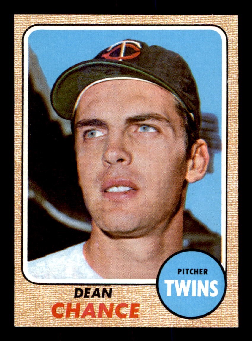 1968 Topps Baseball #255 Dean Chance NM/MT