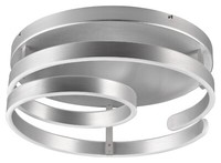 Trio Leuchten Marnie Led-Deckenleuchte Deckenlampe Dimmbar Silbergrau Ø 55 Cm