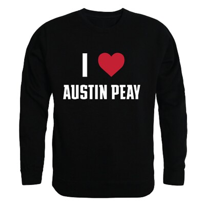 Austin Peay State University Governors APSU I Love Crewneck Sweatshirt Sweater