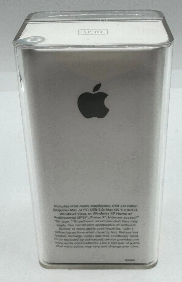 Apple iPod nano 5th generazione 8GB silver A1320 lettore MP3 custodia SEALED - Immagine 3 di 4