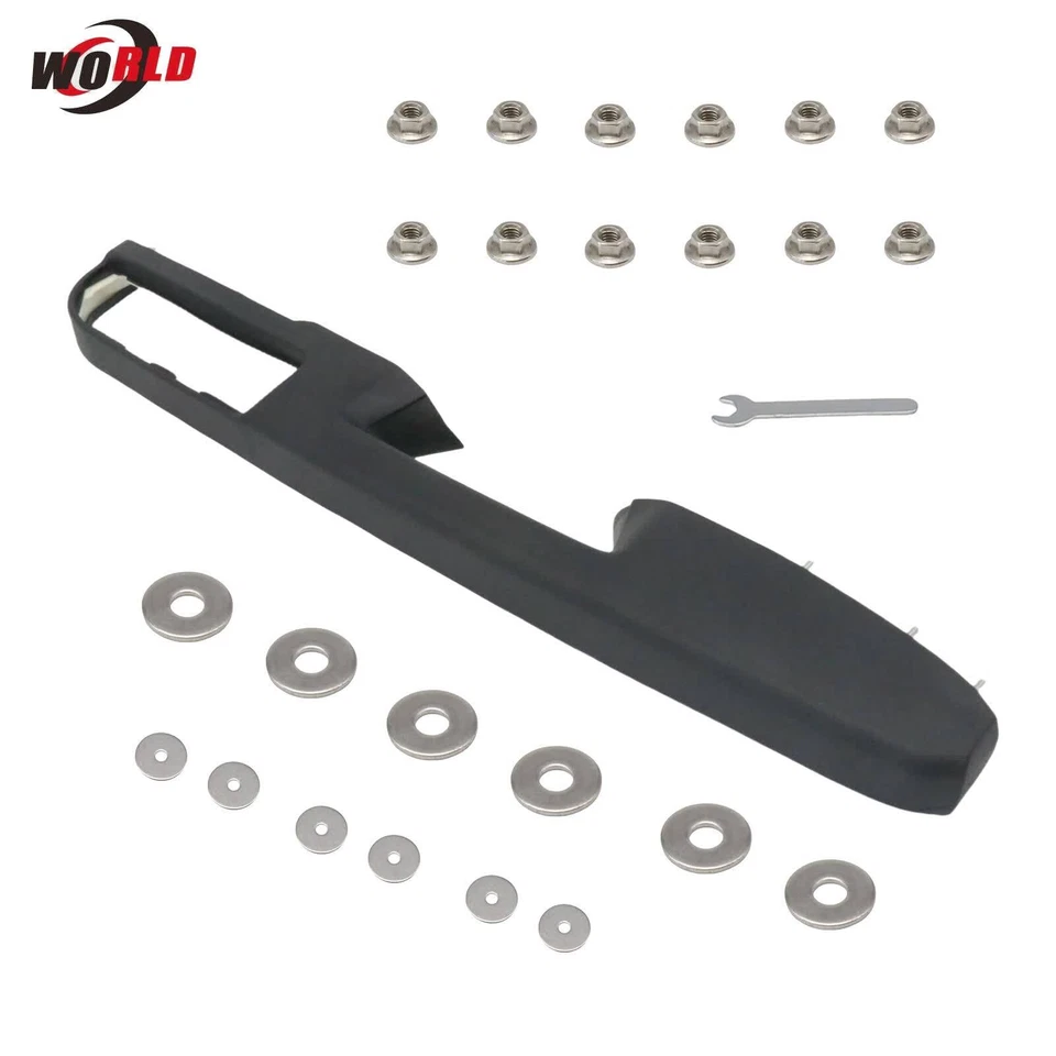 Front RIGHT Side Door Armrest Repair Black for 2010-2014 GMC Sierra 2500 - Image 3 of 4