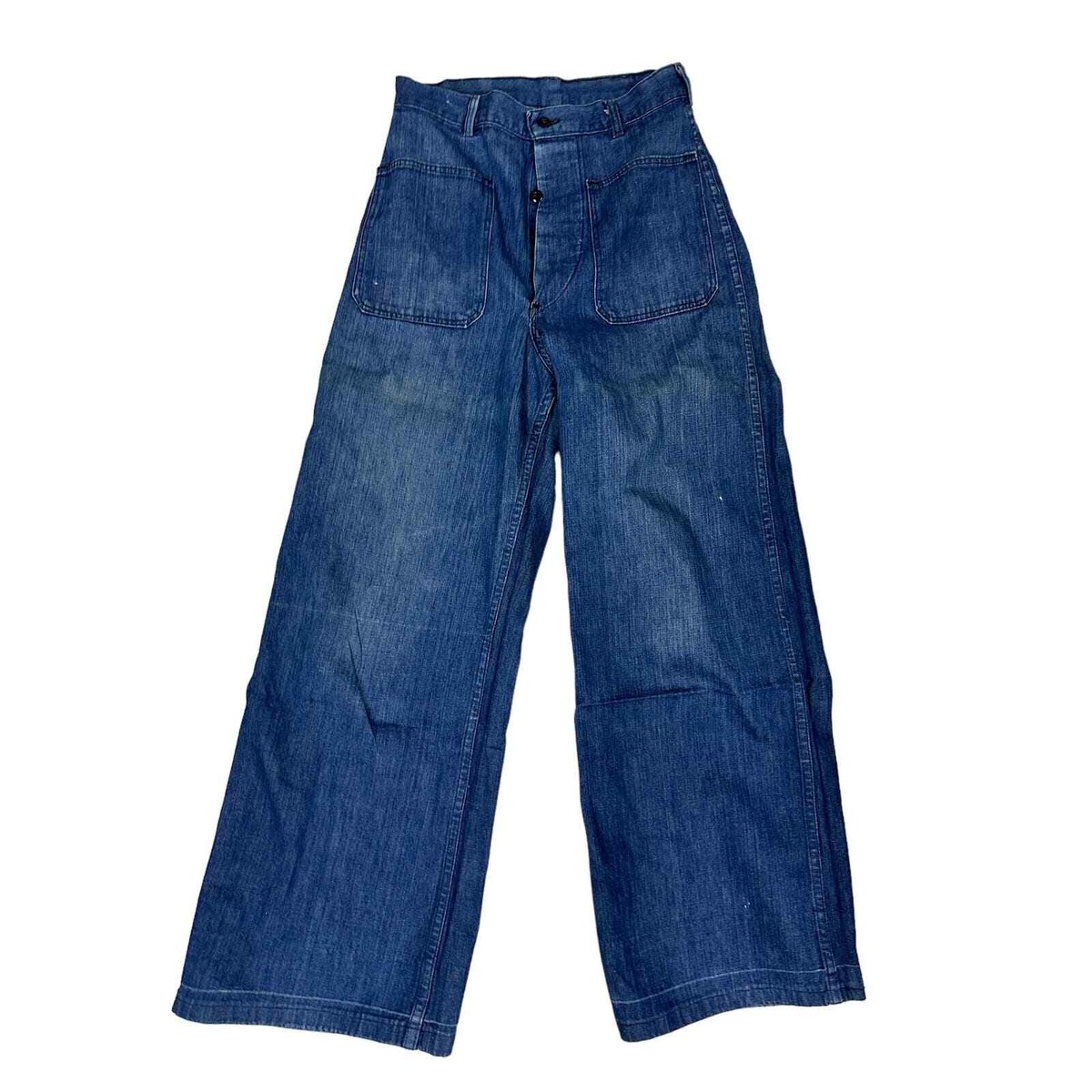 40s USN デニム ベイカー パンツ US NAVY US.NAVY 40'S 1940年代 デニム ベイカーパンツ セーラーパンツ