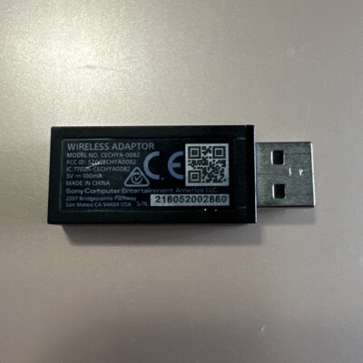 PlayStation Wireless USB Dongle Adapter CECHYA-0082 BLACK Headset