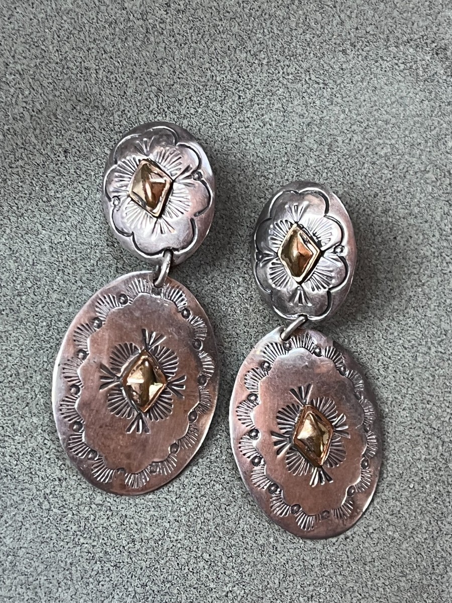 アクセサリー antique vintage old silver mexico indian Beautiful Old Mexican Sterling Silver Vintage Earrings - Etsy