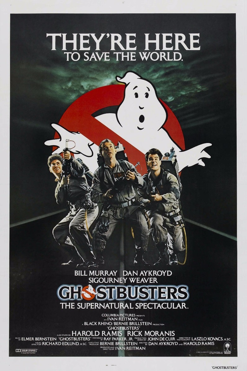 Ghost Busters 1984 Vintage Movie Poster A0-A1-A2-A3-A4-A5-A6