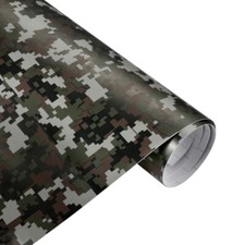8,13€/m² Camouflage Digital Autofolie 11m x 152cm Luftkanäle Car Wrap #2