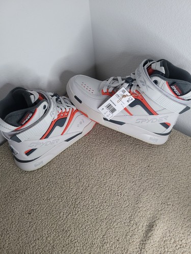 NEW Reebok PUMP TZ SPYDER Men 9 Gray orange Hexalite Basketball Shoes 100200364