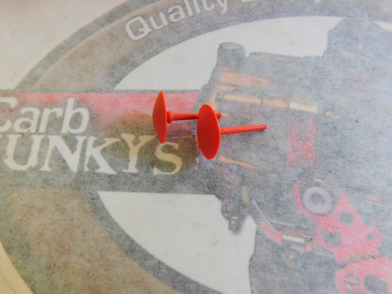 2 Autolite Holley Carburetor 2B 4B Accelerator Pump Check Valves Umbrella G582