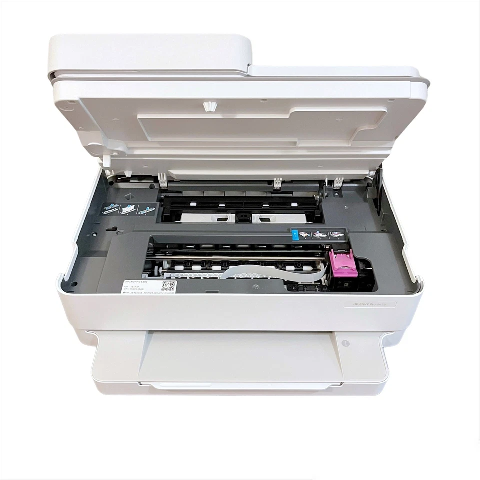 HP Printer Envy Pro 6458 All in One Wireless Print Copy Scan Fax White Tested - Image 3 of 4