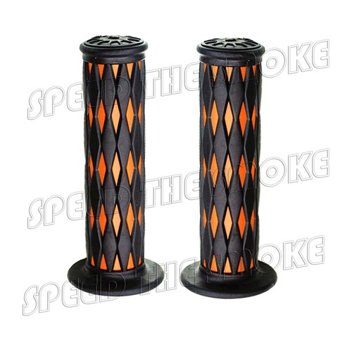 Hilt Pattern Motorcycle ATV Mini Dirt Pit-Bike 7/8" Hand Grips Handle Bar Grip - Picture 7 of 7