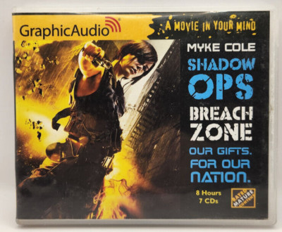 Shadow Ops Breach Zone Our Gifts Our Nation Myke Cole 2015 7 CD Audio Book USED