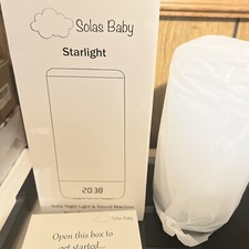 Starlight White Noise Soothing Sound Machine, Baby Nursery Night Light Bluetooth