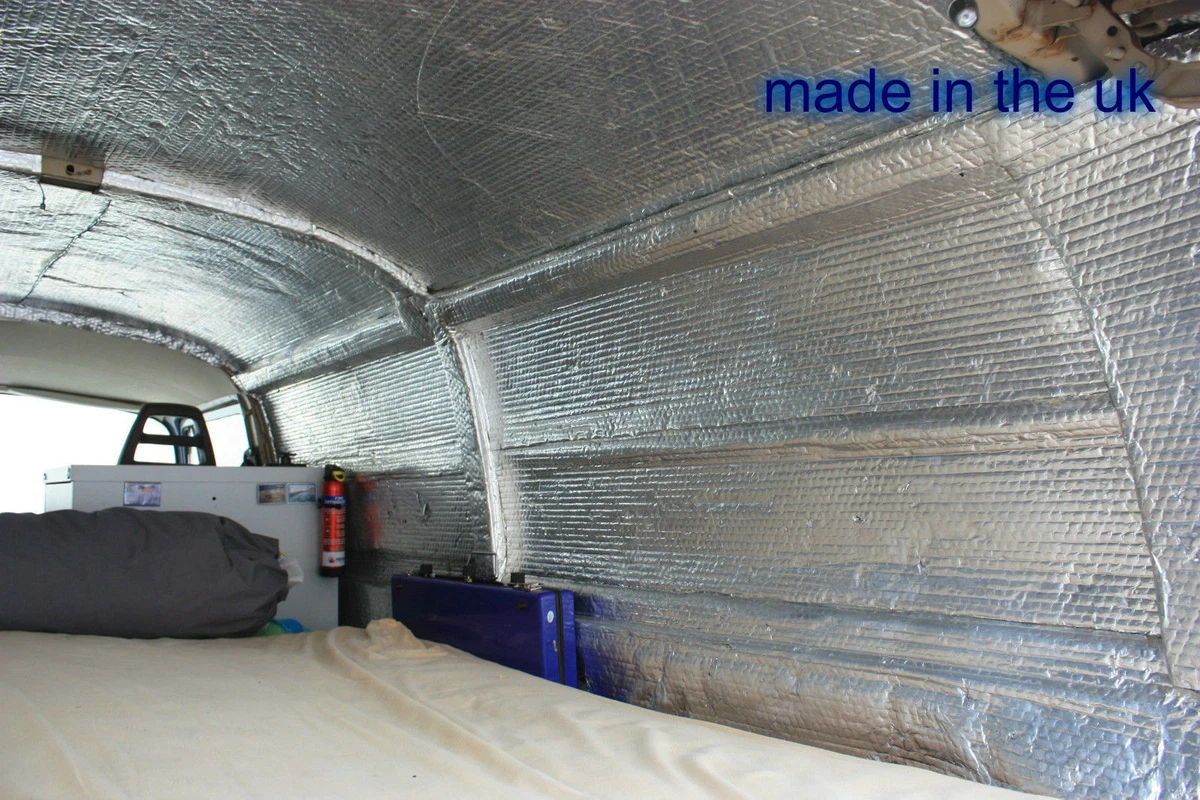 Campervan insulation double foil. 20m2 4 Rolls Free UK Postage