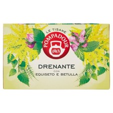 Pompadour le tisane drenante con equiseto e betulla 18 x 2,2 g