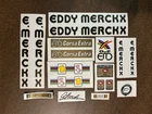Eddy Merckx* SLX Black set decals , signature of Eddy Merckx is included