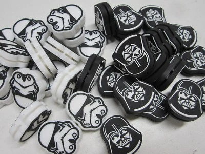 LOT OF 2X: STAR WARS DARTH VADER / STORM TROOPER TENNIS VIBRATION DAMPENERS