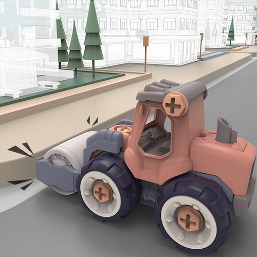 Creative Minuature DIY Truck Toy Assembly Engineering Car Set Kids EducationalAT - Picture 3 of 13