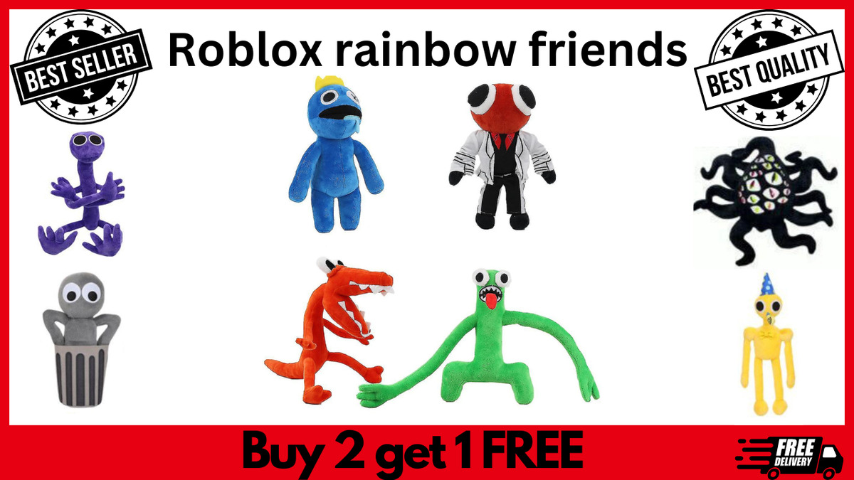 Roblox Rainbow Friends Chapter 2 Demon Doll Plush Toy Stuffed