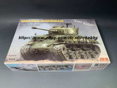 RYEFIELD MODEL RFM RM-5028 1/35 M4A3E8 Sherman w/ Workable Track Links