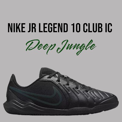 Nike JR legend 10 club IC  Turf Indoor Soccer Shoes Size 1y, 1.5y, 2 and 3.5