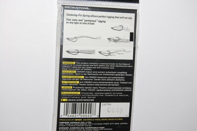 Ganci Owner Twistlock 3X Con Perno Di Centraggio &ndash; Misura 6/0 &ndash; Confezione Da 3 Per Bass Fishing