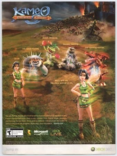 Print Ad 2005 Kameo: Elements of Power Xbox 360 Original Game Promo Art