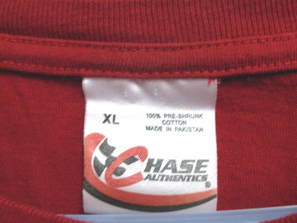NASCAR Chase Authentics 红色 David Ragan #6 T 恤男式 XL 码 — 第 3/4 张图片
