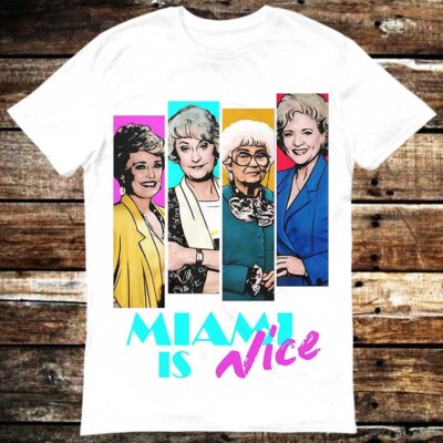 T-Shirt Golden Mädchen Miami Vice Parodie Nice Squad Team 6135