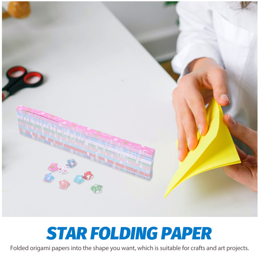 1080pcs Star Origami Papers Colored Star Paper Strips DIY Origami Stars