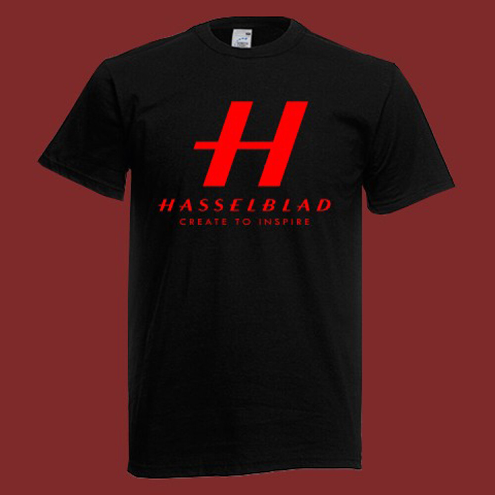 Hasselblad Red Men's Graphic Tee in Black - Sizes S to 5XL