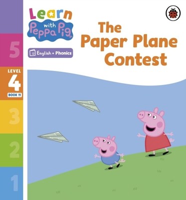 Lernen mit Peppa Phonics Level 4 Buch 11 Der Papierflugzeug-Wettbewerb Phonetik lesen