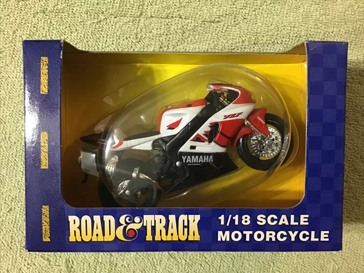 2003 Maisto 1999 Yamaha YZF R7 - White & Red - 1/18 Diecast Motorcycle