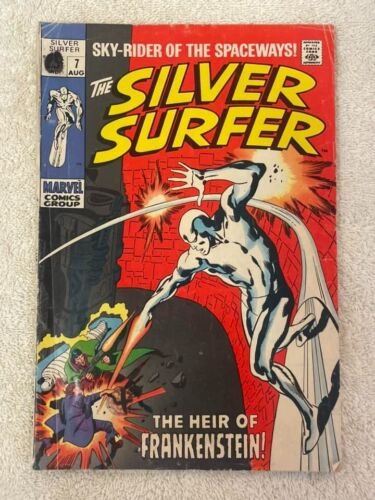 Silver Surfer #7 (RAW 5.0-6.0 MARVEL 1969) Stan Lee. John Buscema - Afbeelding 1 van 2