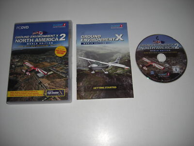 GROUND ENVIRONMENT X NORTH AMERICA World Edition 2 Stück Add-On Flugsimulator X