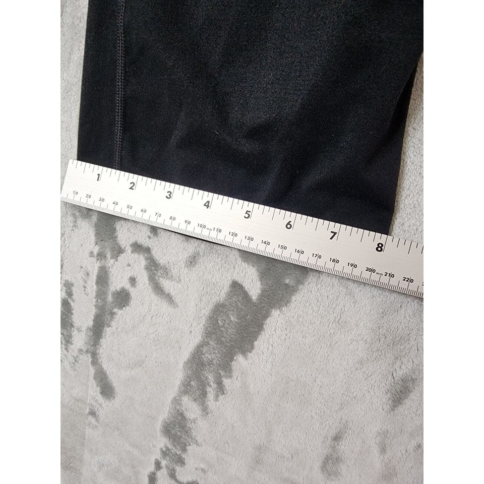 Zella Low Rise Wide Leg Yoga Pants Size 0 Solid Black Stretch Workout